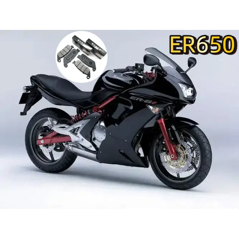 

Motorcycle Front Rear Brake Disc Pads Kits for KAWASAKI ER650 Z650 2018 2019 2020 2021 2022 2023 EX650 KHF Ninja 650 ABS 2017