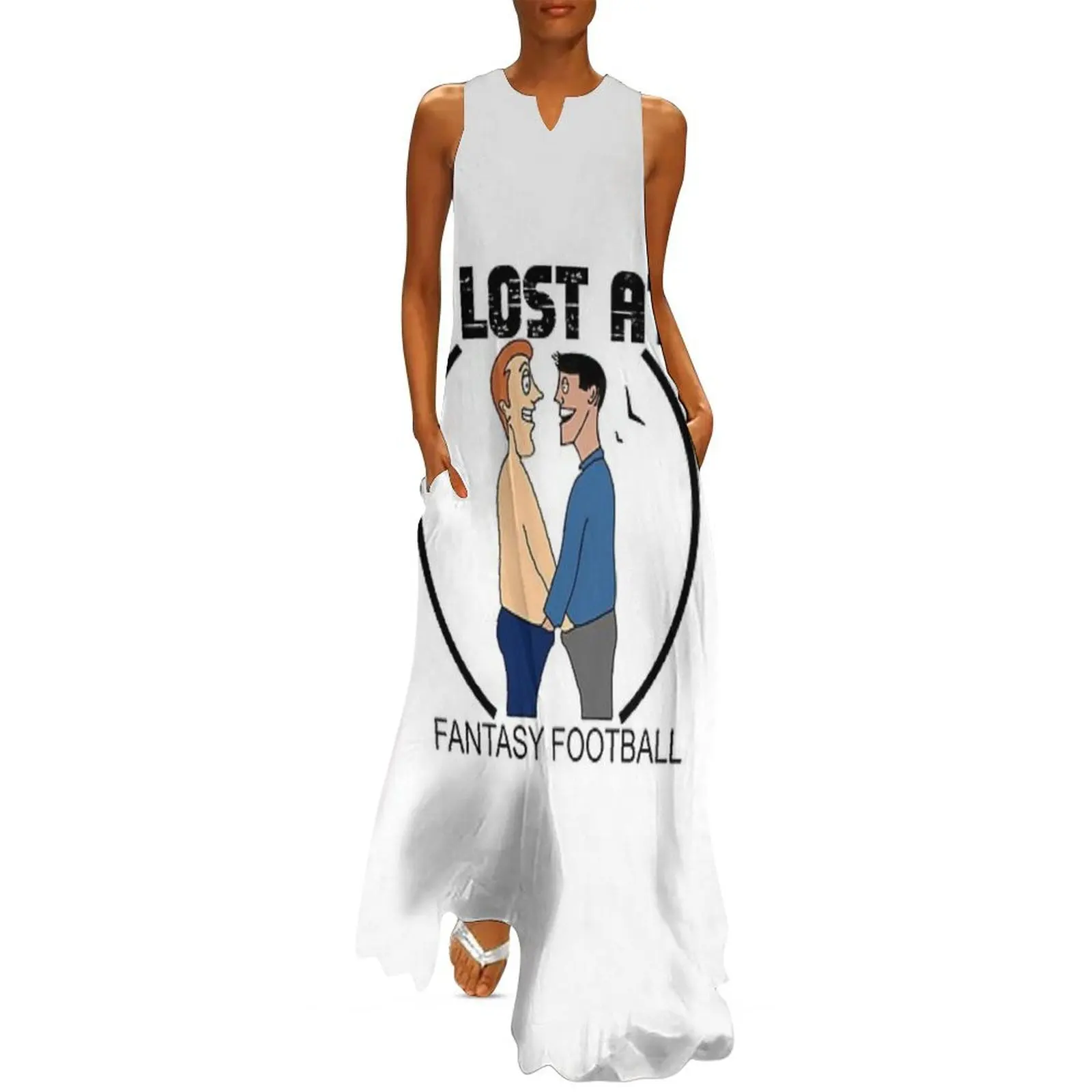 

This guys sucks at fantasy football Long Dress Dress vintage women's luxury party dress Woman clothing