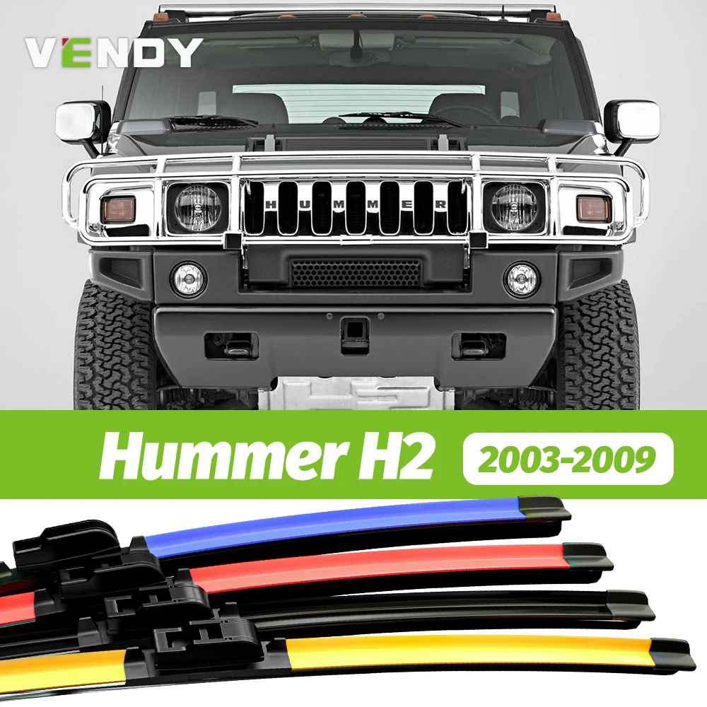 2 قطعة الجبهة ممسحة زجاج أمامي شفرات ماسحات الزجاج الأمامي ل هامر هامر H2 2003-2009 2004 2005 2006 2007 2008