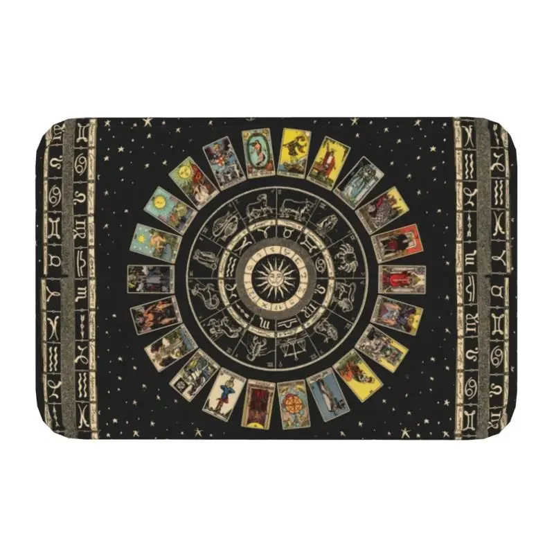 STRATravelling Chart Lea pour la décoration intérieure, les polymères de sol d'entrée, la sorcière du zodiaque gothique magique, la porte de la cuisine, la chambre à coucher, le tarot