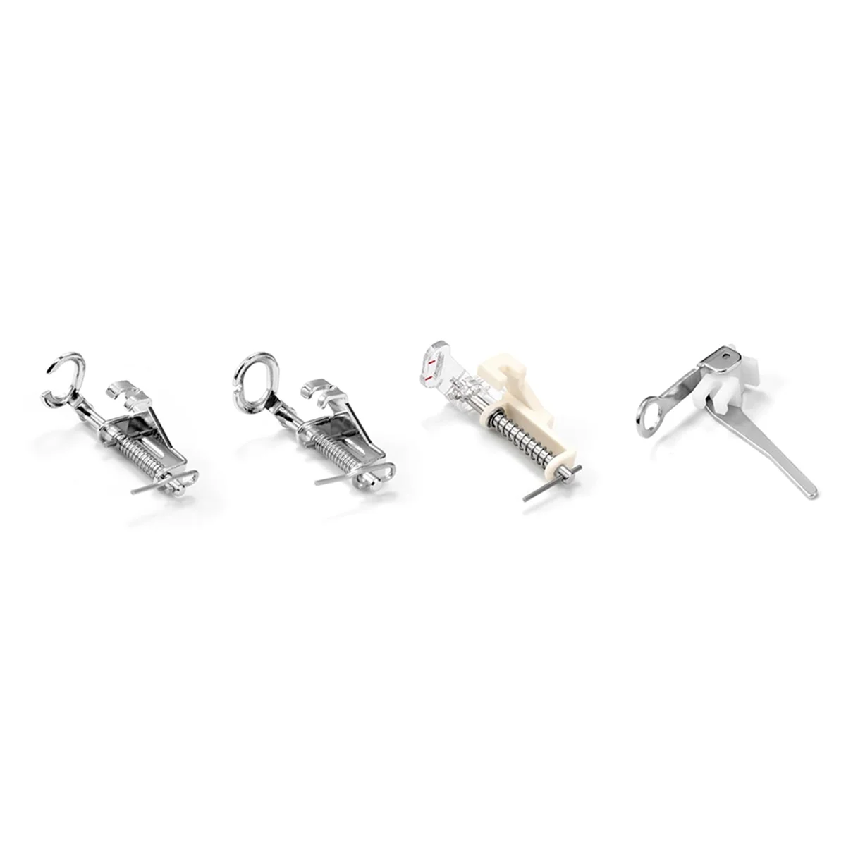 ABNJ 4PCS Large Metal Darning/Free Motion Presser Foot Set for Low Shank Singer, , & More Sewing Machines