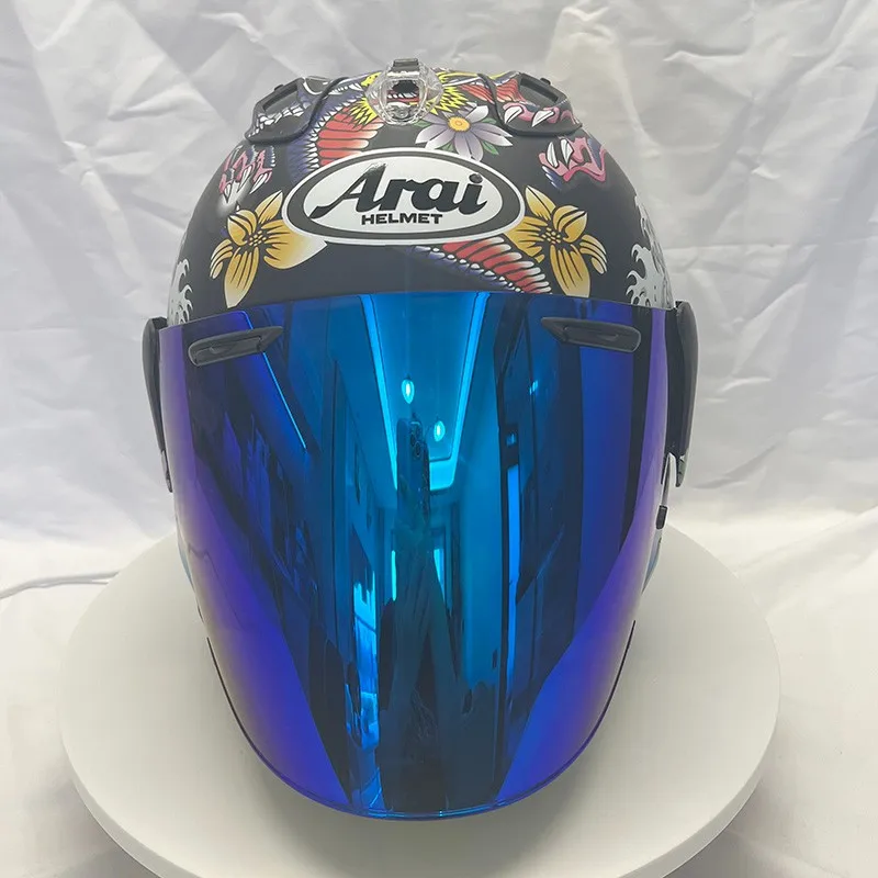 

VZ-RAM High Quality ABS Classic 3/4 Open Face Helmet, For Vintage Motorcycle and Cruise Motorcycle Protection Helmets,Dragon