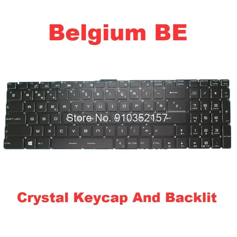 Imagem -03 - Teclado para Msi Gs60 Gs70 V143422dk1 Ser S1n3ebe202sa0 S1n3ebe202-sa0 V143422kk1 Ser S1n3ebe242sa0 S1n-3ebe242-sa0 Bélgica be be