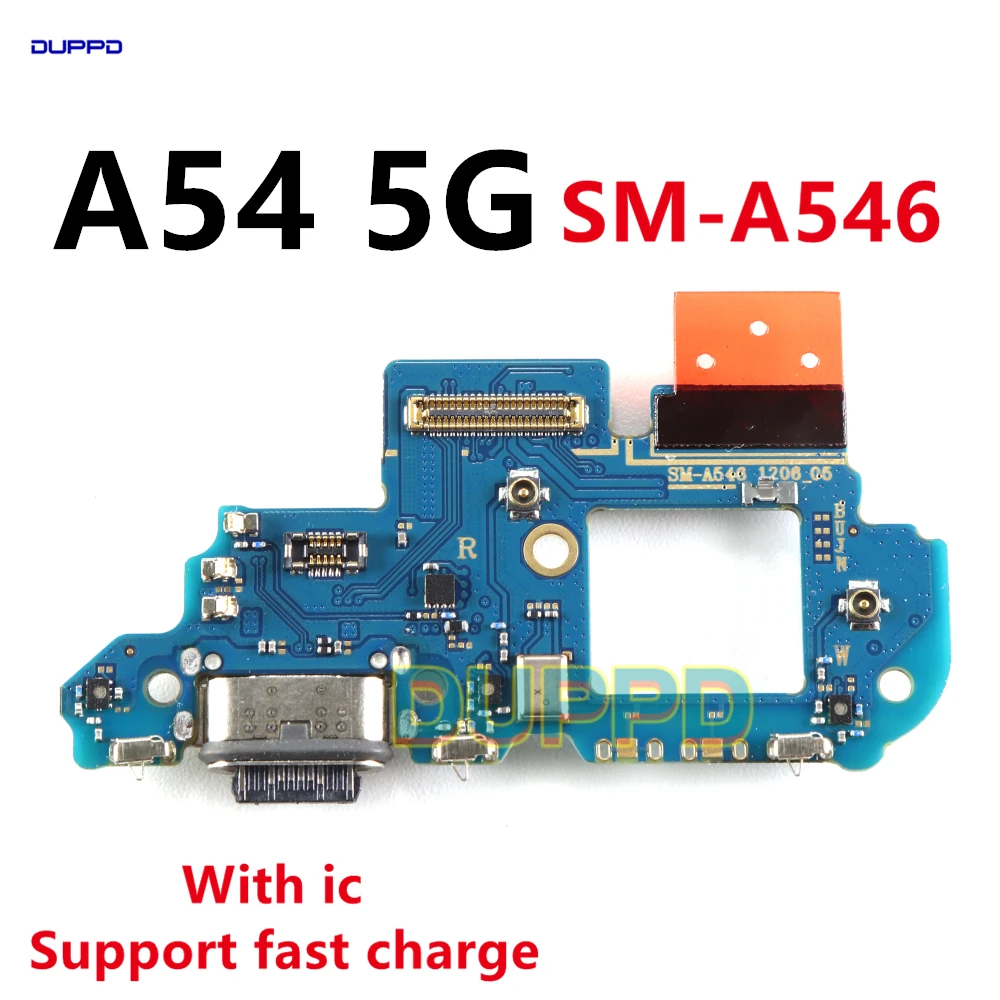 USB Fast Charging Charger Board For Samsung Galaxy A54 5G A546 A546B Main Motherboard Flex Cable