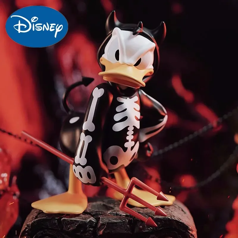 Original Morstorm Donald Duck Figure Halloween Little Devil Ver Action Figurine Disney Anime Model 2023 New Statue Doll Toys Gif