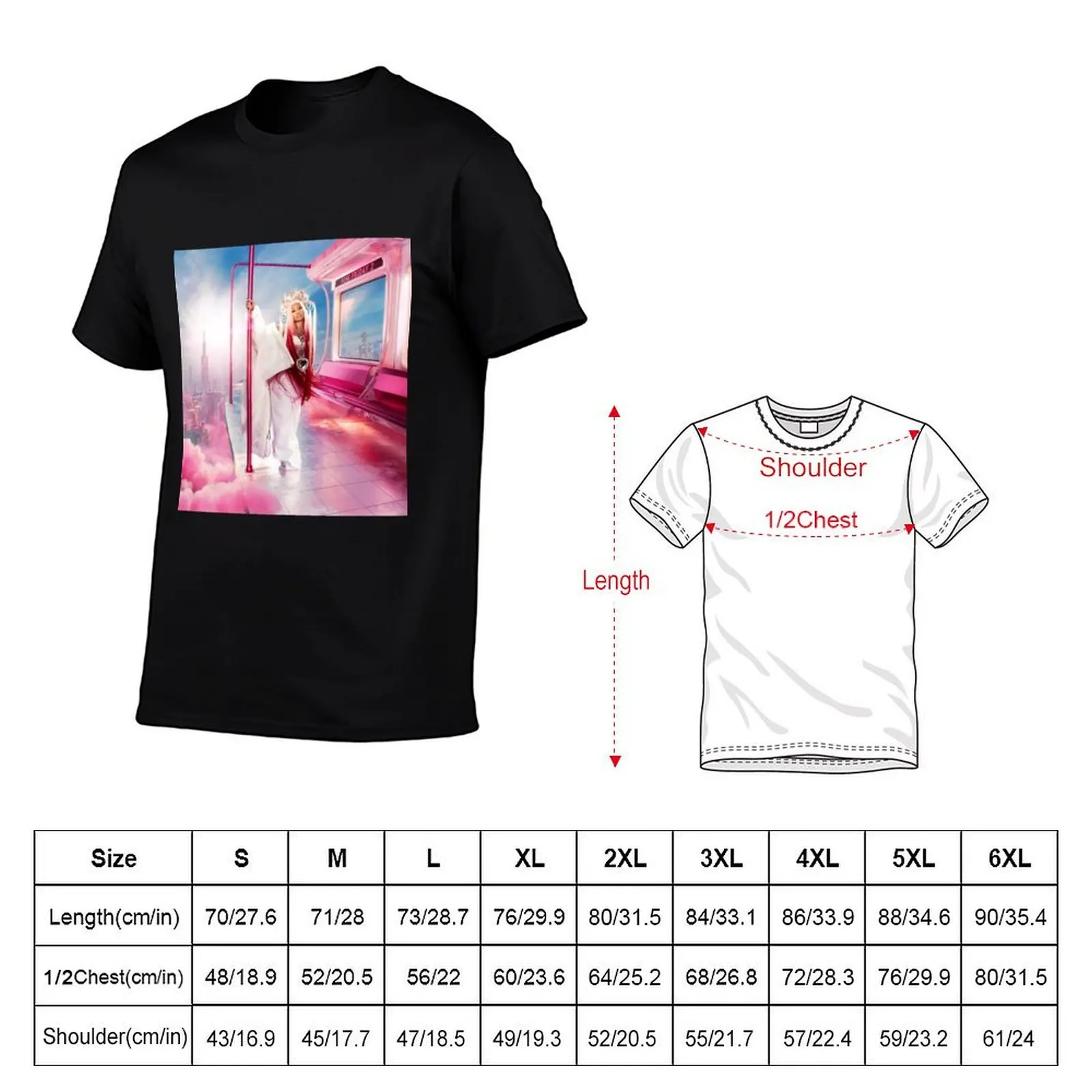 Nicki Minaj Pink Friday 2 T-Shirt Basic Daily Outfit Short Sleeve Tee view 5