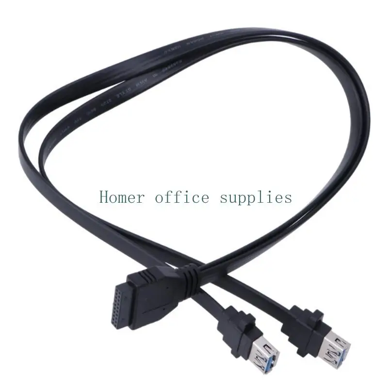 

K43B Экранированный USB-удлинитель USB 19-контактный разъем «мама» на 2 разъема USB3.0 «папа»