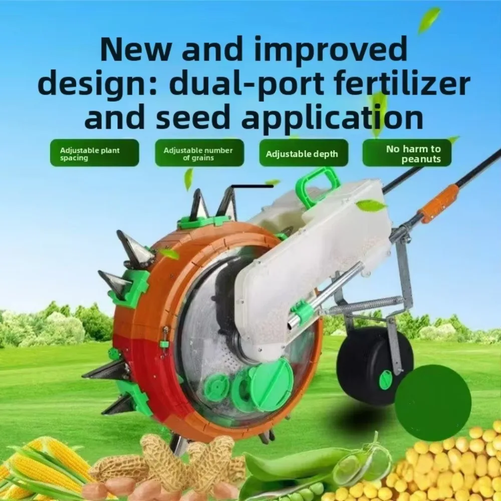 roller precision seeder, high precision, strong peanut compatibility, no damage to seeds, 1-year warranty for on-demand machine