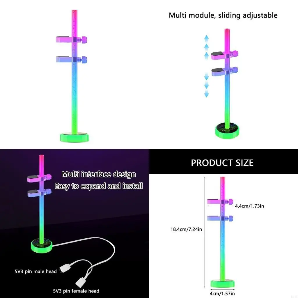 

896F 5V ARGB GPU Holder Brace Graphics Card GPU Support Video Card Holder Bracket