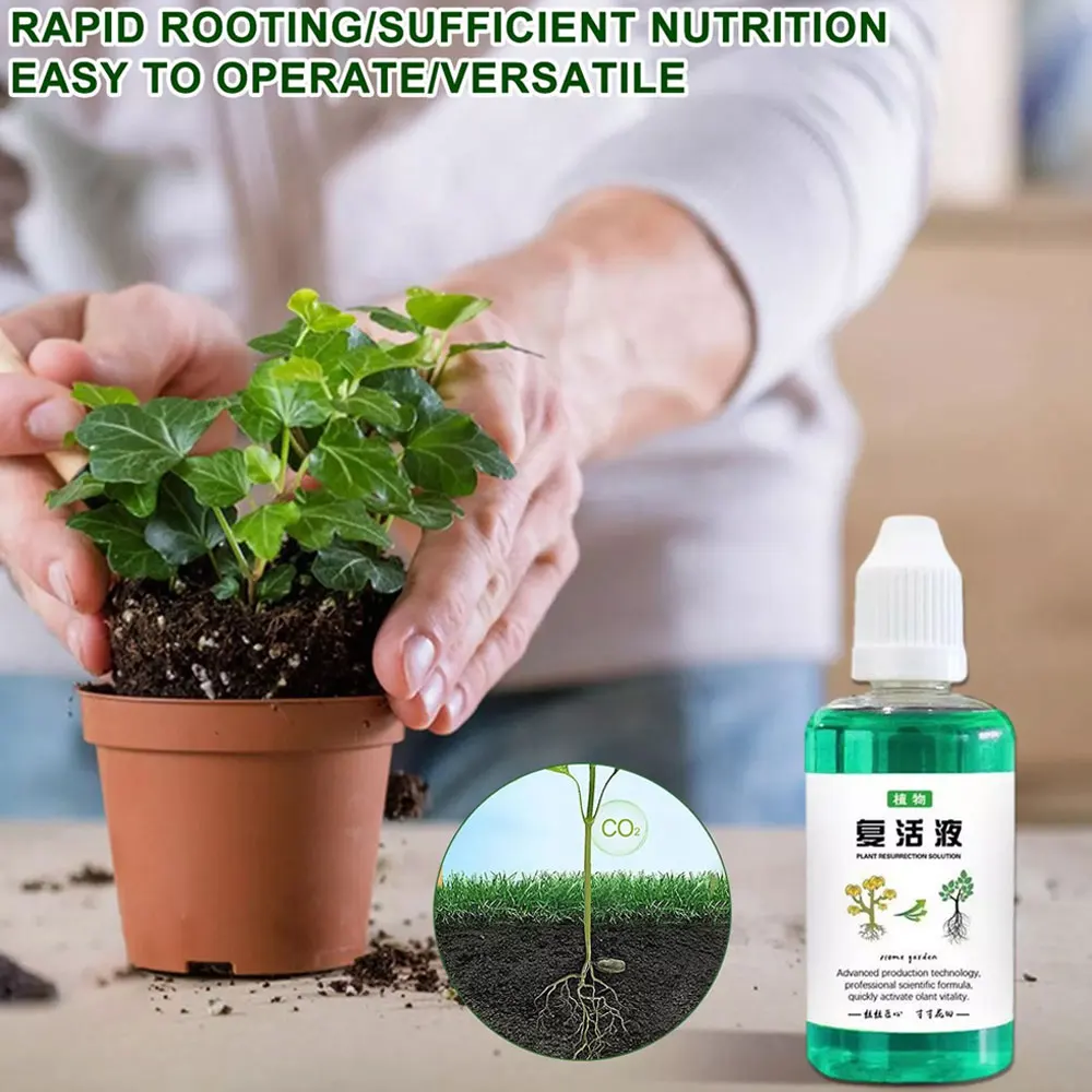 

1X Universal Root Stimulator for Plants Growth Enhancer Succulent Root Booster Indoor Plant Fertilizer Plant Nutrient Solution