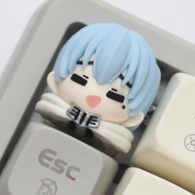 Anime Keycaps Resin Beyond Journey\'s End Artisan Keycap Frieren Himmel Stark Fern Anime Characters Keyboard Replacement Keys