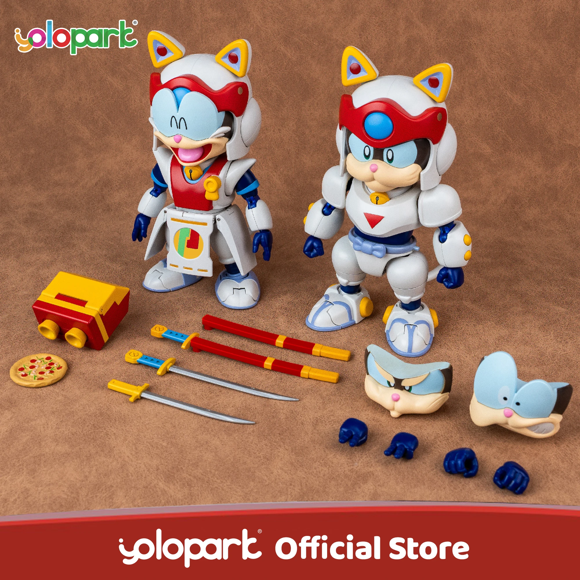 YOLOPARK 13.3cm Samurai Pizza - đánh giá và giá Model Kit Yolopark