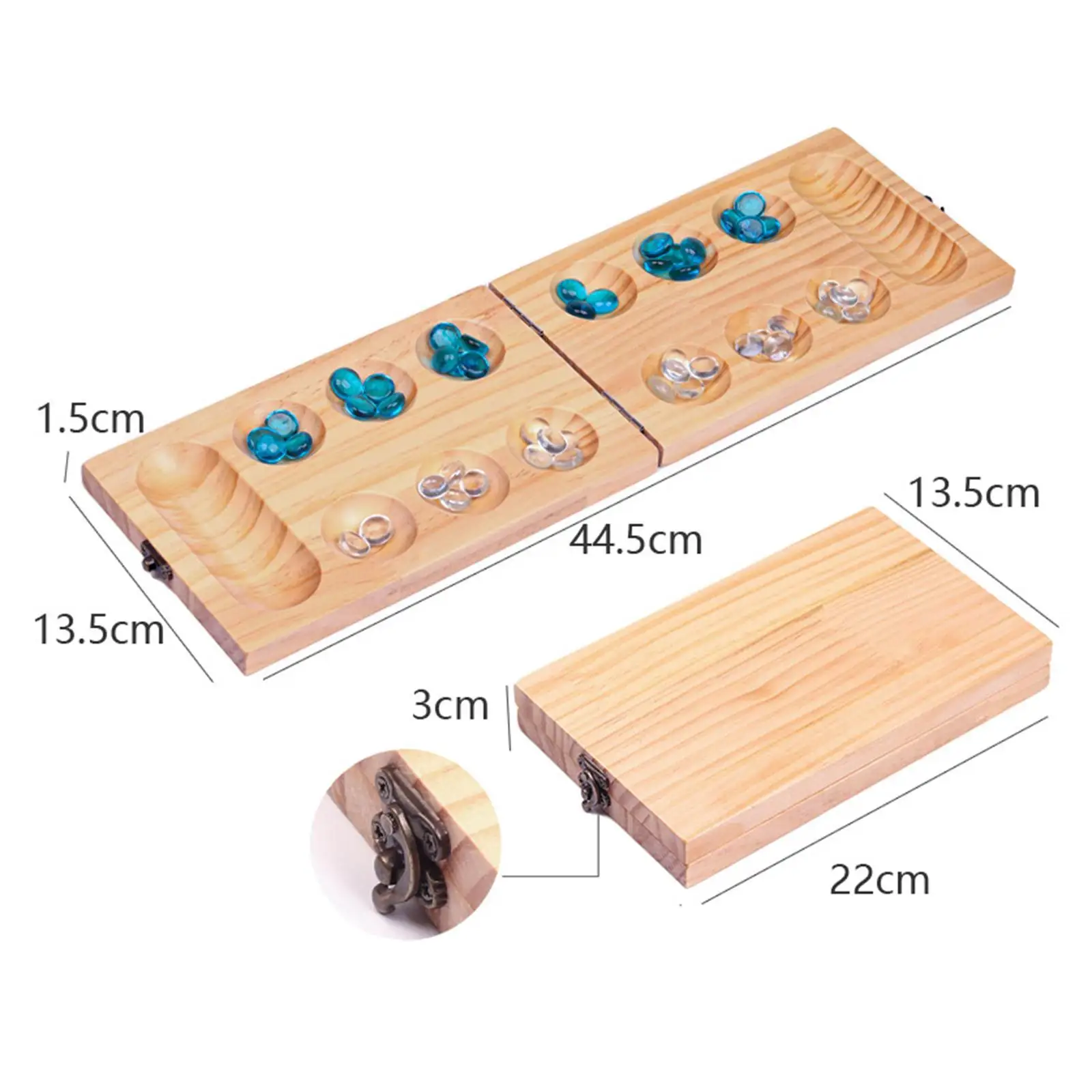 Jeu de société Mancala en bois, perles multicolores pour adultes, fête de divertissement