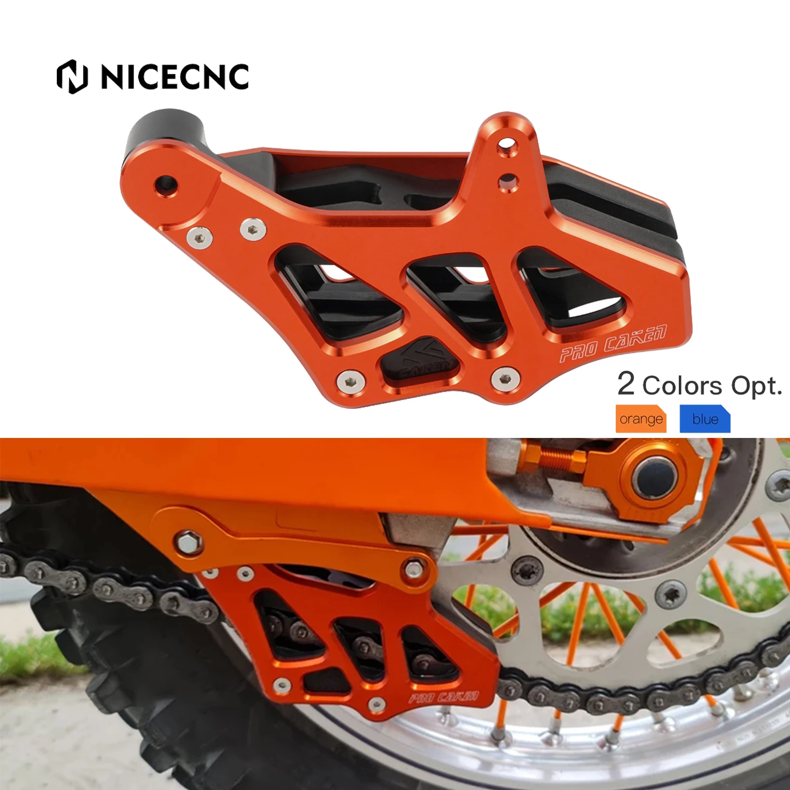 NICECNC For KTM EXC 300 EXC 250 EXCF 350 EXC 450 SX 125 SXF 250 SXF 450 XC XCF XCW TPI Six Days 2008-2023 Chain Guide Guard