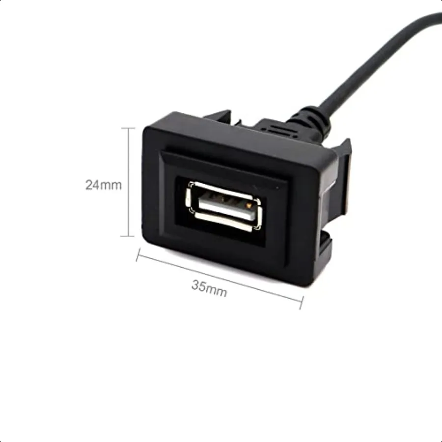 Adaptador de cabo USB macho para fêmea para VIOS ALTIS 32 20mm