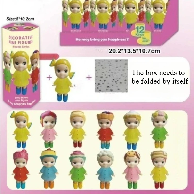 

HOT New Mini Figure Models Mystery Box Girl's Birthday Surprise Box Toy Gift S Angle I Love Rainy Day Sweet Series Blind Box