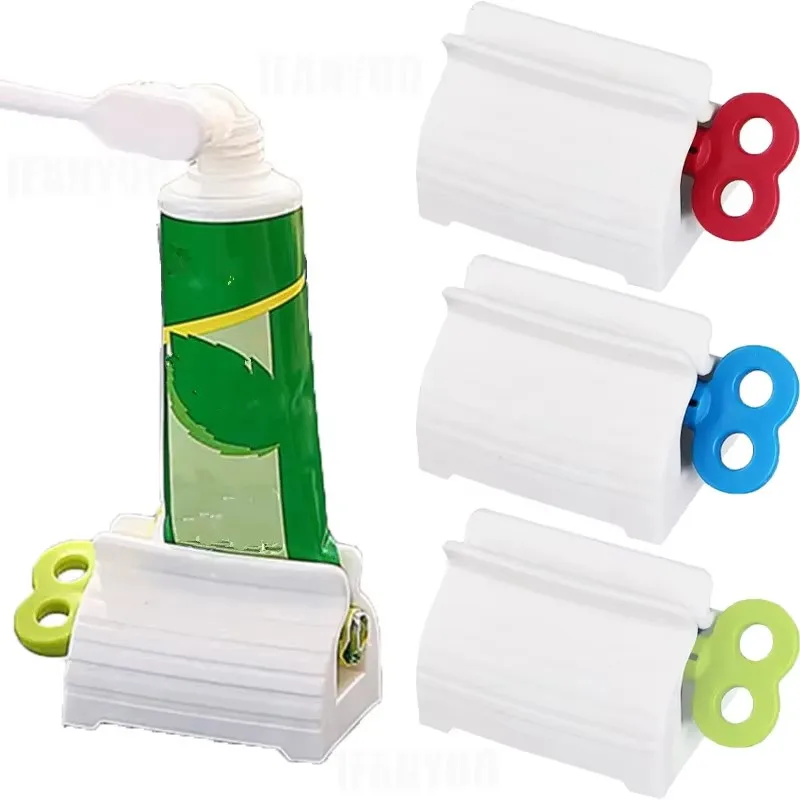 1/2pcs Hand Cream Facial Cleanser Dispenser Holder Squeezer Toothpaste Squeezers Holder Portable Manual Squeeze Tools Household