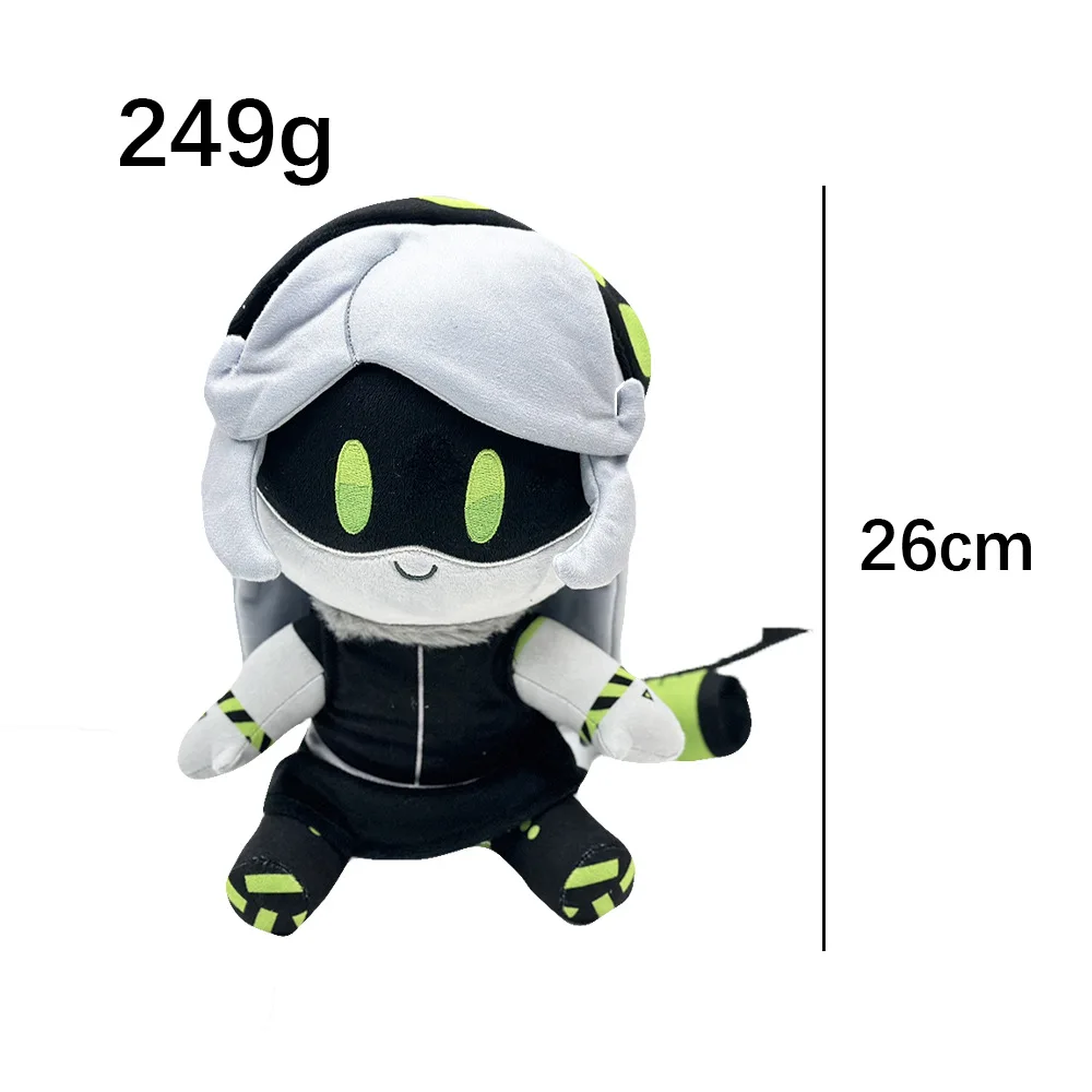 27cm MURDER DRONES Cyn Plush Kawaii Soft Doll Anime Figurine Green Model Collection Room Decoration Christmas Gift For Kid Toys