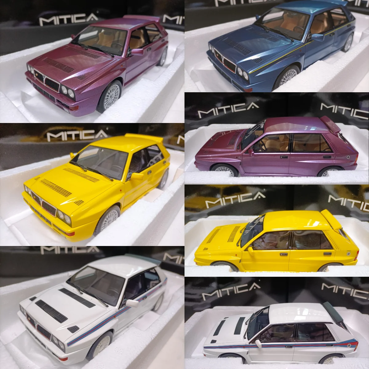 MITICA 1:18 Delta Evo II Simulation Limited Edition Resin Metal Static Car Model Toy Gift