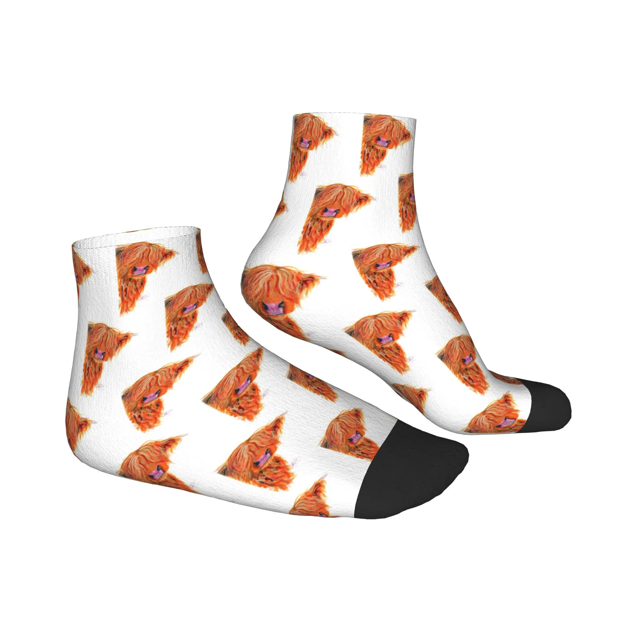 جميع المواسم المرتفعات البقرة طباعة الجوارب الاسكتلندية Harajuku سوبر لينة الرياضة الأوسط جوارب أنبوبية لينة جوارب غير رسمية للرجال والنساء