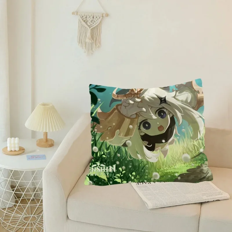 Cushion Cover Pillow Cover Cushions Cover G-genshin Impact-t Decorative Pillowcase Decor 40x40 Pillowcases for  45x45