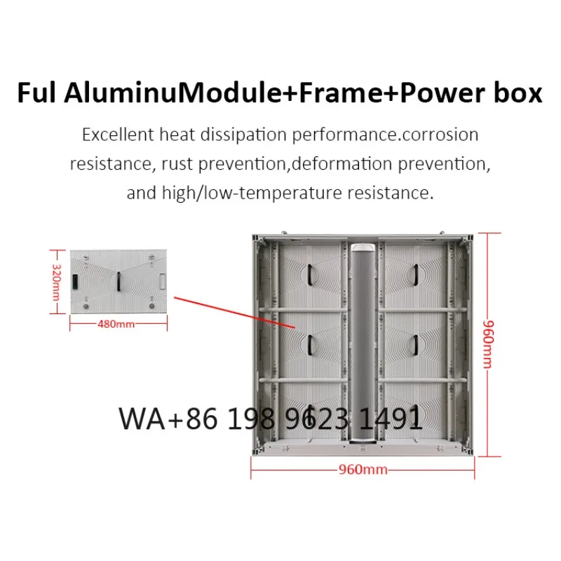 P5.71 P6.67 P8 P10 Video Wall Display Billboard Sign Board Digital Signage Indoor Outdoor Advertising Fixed Led Display Screen