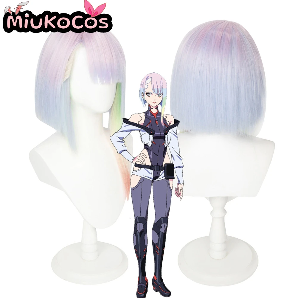 

В НАЛИЧИИ Lucyna Kushinada Косплей Парик MiukoCosplay Аниме Киберпанк: Edgerunners Косплей