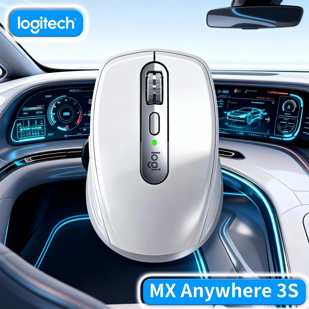 Bluetooth Multi Link Compact Mouse Logitech MX Anywhere 3S Stable Detect Capability For Furniture Retail Catalog Adjust Tasks