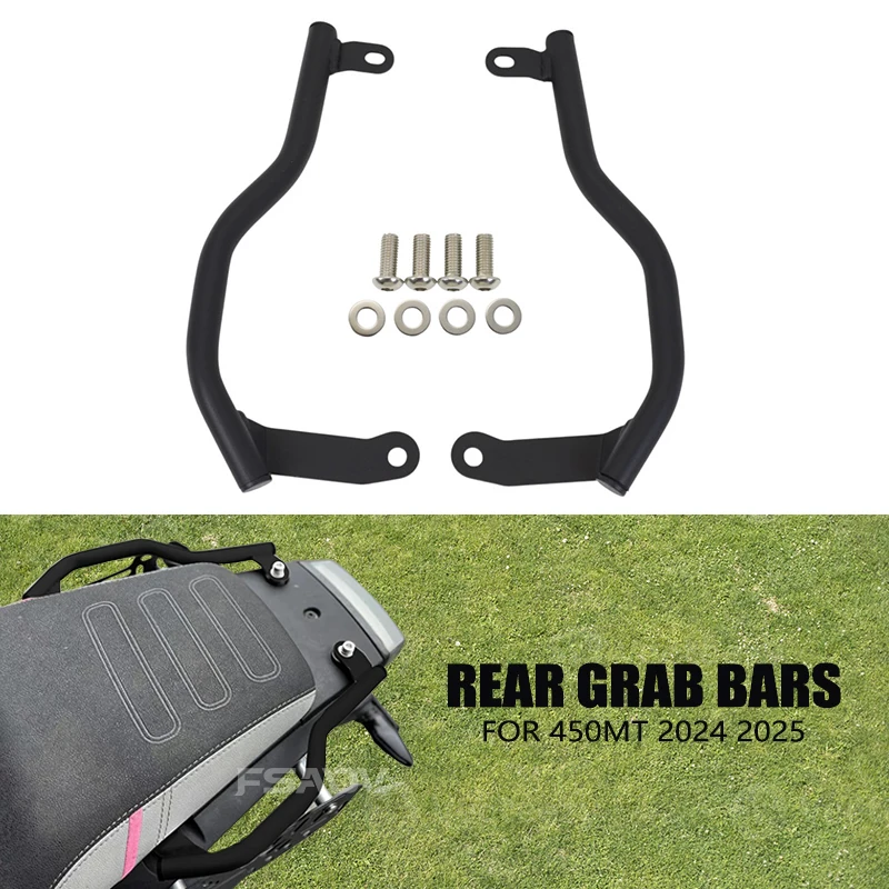 

Аксессуары для мотоциклов 2025 года, задние поручни, заднее сиденье, пассажирские поручни, ручка для CFMOTO 450MT MT450 CF 450 MT 2024