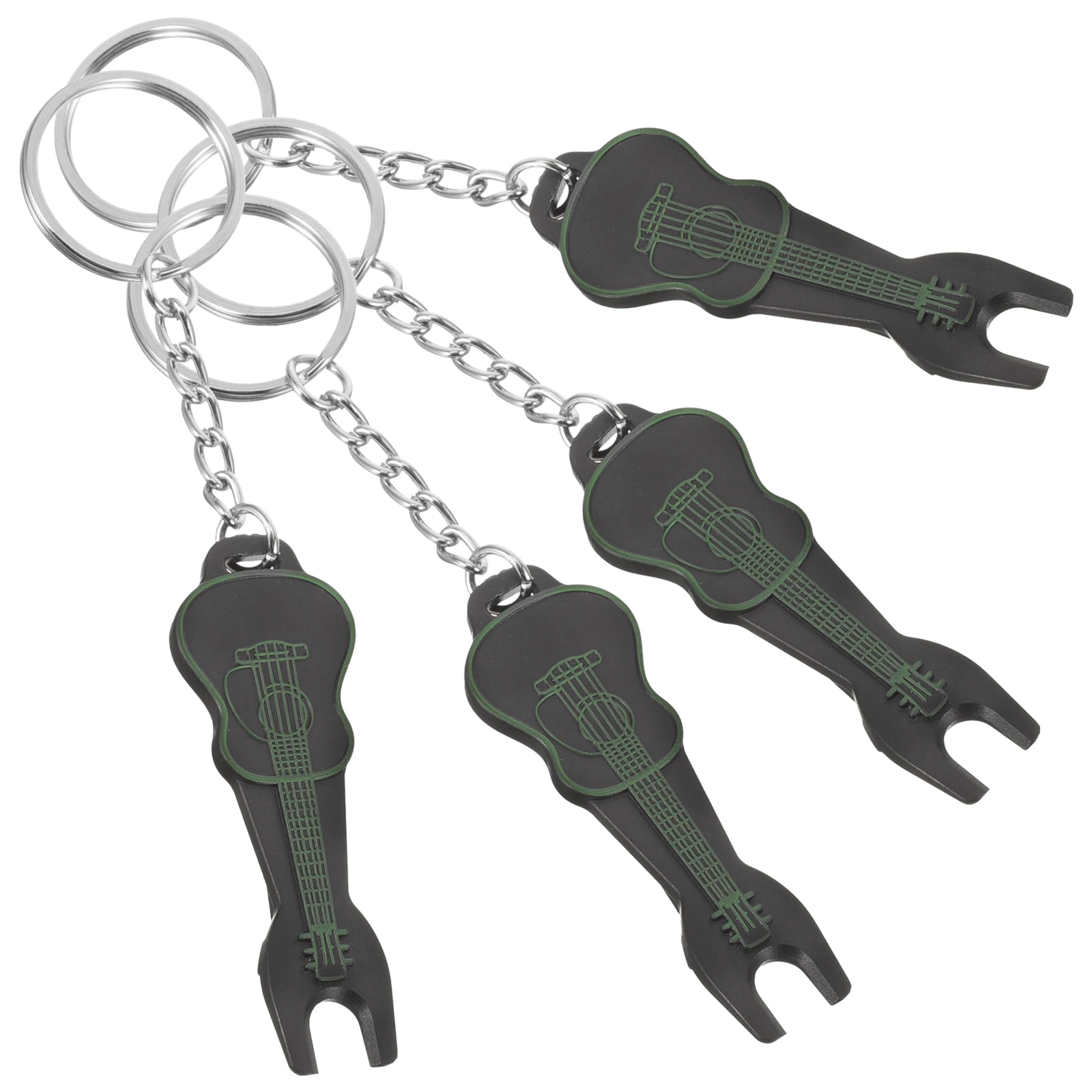 

4Pcs Guitar Bridge Pins Puller Acoustic String Winder Tool Lightweight Portable Keychain Guitar Bridge Pin Remover