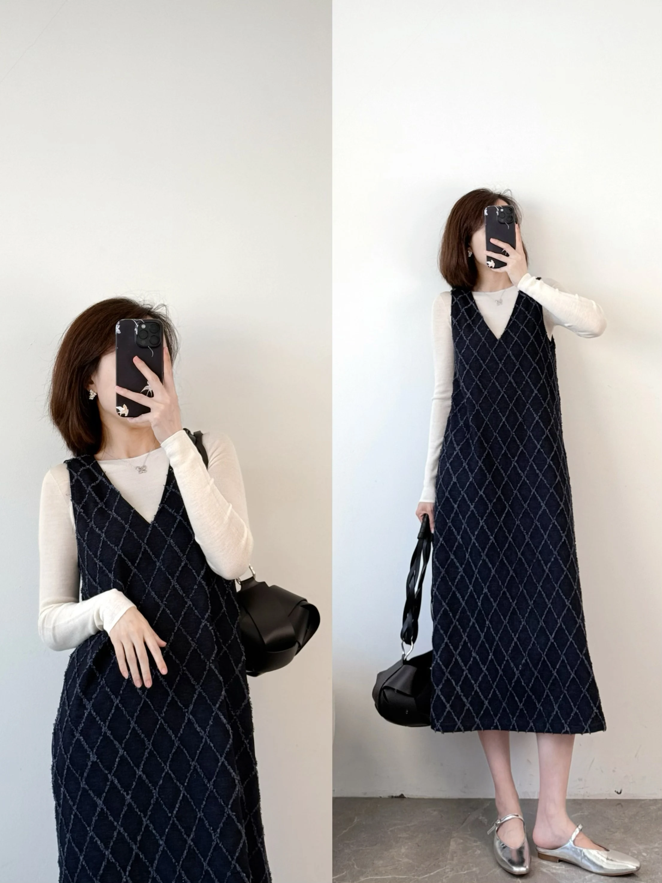 

Женский жилет Lizhi Original Design с V-образным вырезом, в клетку, повседневный, простой, приталенный, удлиненный, для работы, с завышенной талией, из полиэстера