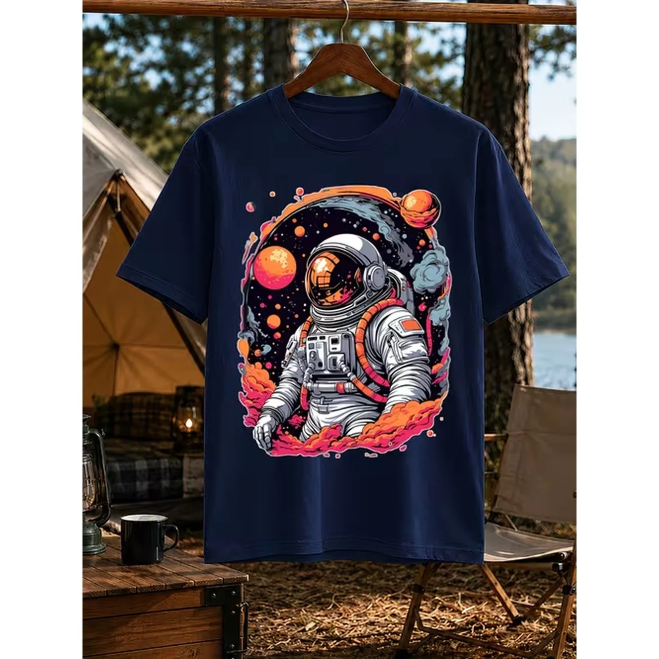 Product Image Men's Pattern T-shirt Short Sleeve  Fit  with  and  Design , Fitness Fitness Casual Summer Wear Fashion Gift