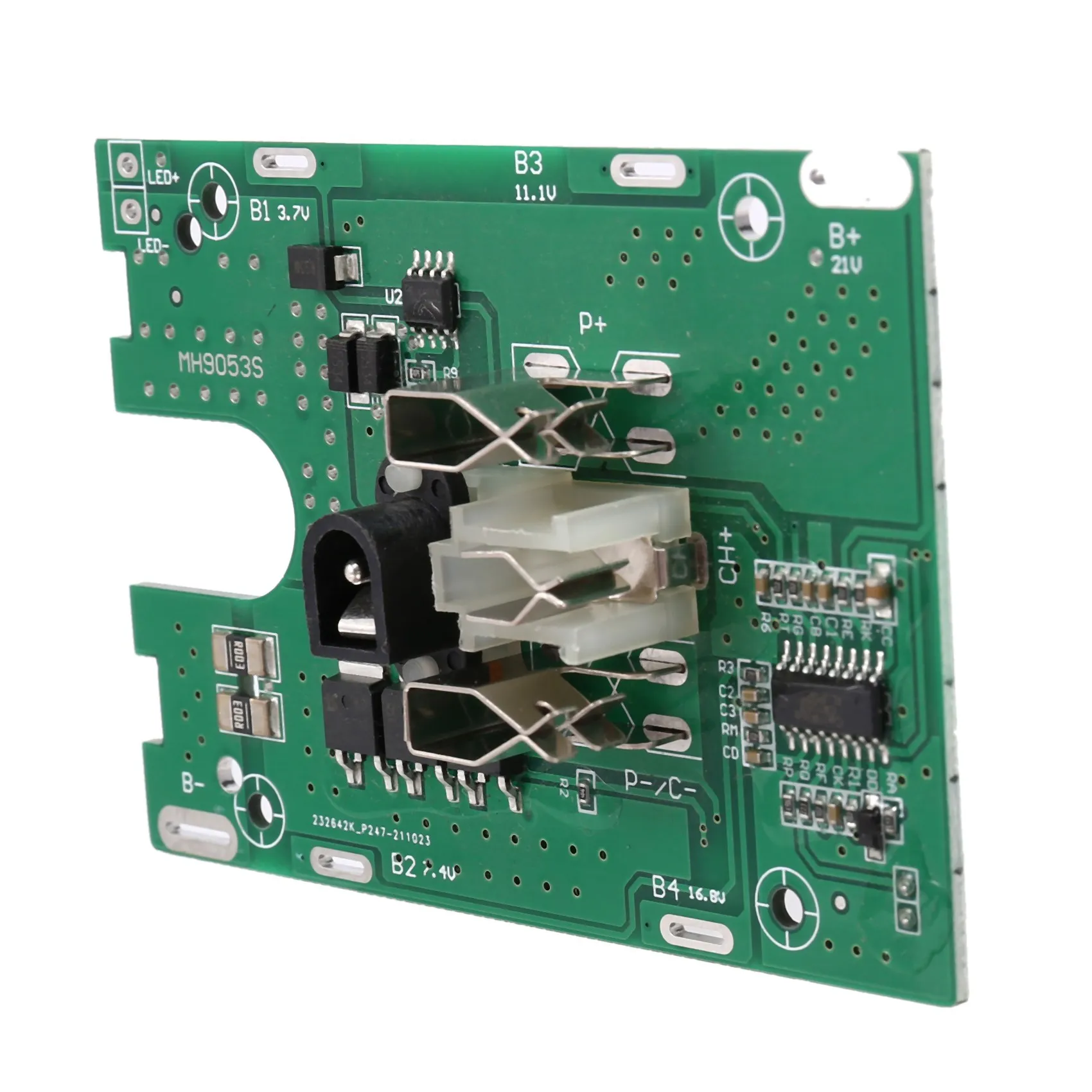 Placa de proteção de bateria de lítio 5S 18V 21V 30A PCB 18650 Módulo de placa de proteção de carga de bateria para chave de fenda