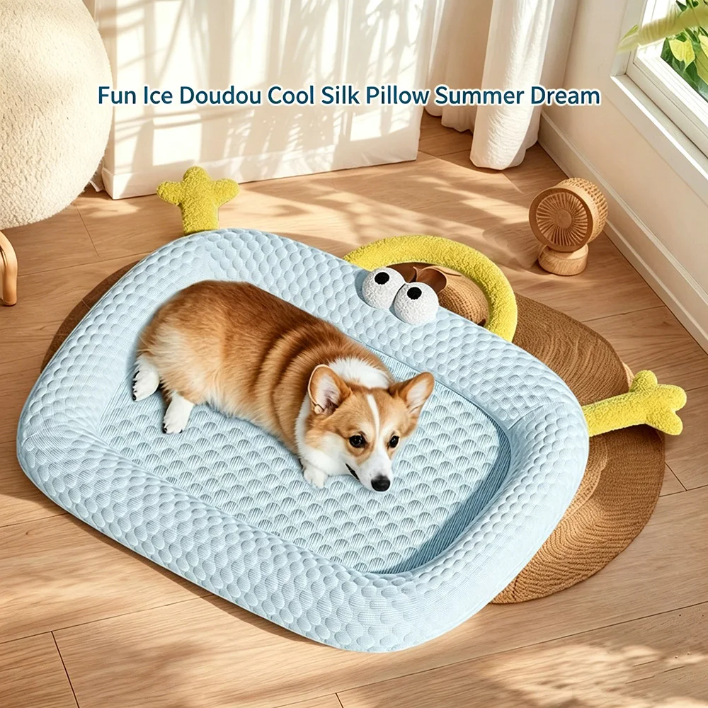 Colchoneta refrescante transpirable para gatos y perros, uso interior - imagen 2