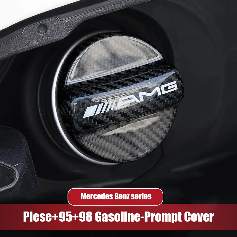 

Car Fuel Tank Cap Cover Frosted Aluminum Alloy Lid Auto Accessories For Mercedes Benz AMG A B C E G C260 E300L A200L GLC300 CLA