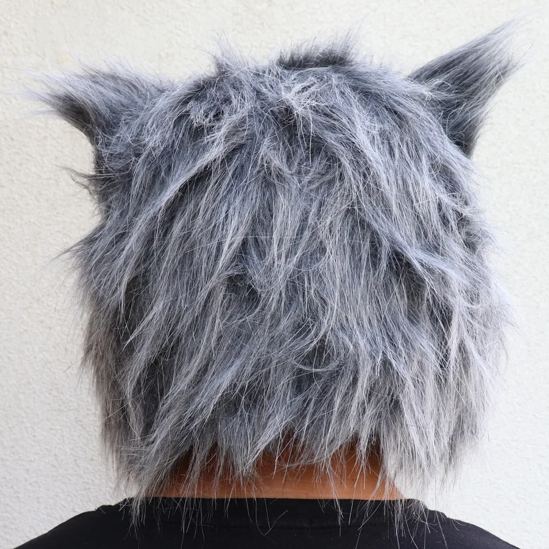 Anime Kimetsu No Yaiba Masker Hashibira Inosuke Lang Haar Varken Hoofd Latex Masker Headset Halloween Cosplay Prop Masker