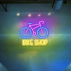 Custom Bike Sign Bicycle LED Neon Sign Bicycle Wall Decor Cyclist Led Neon Sign Bicycle Lover Gift