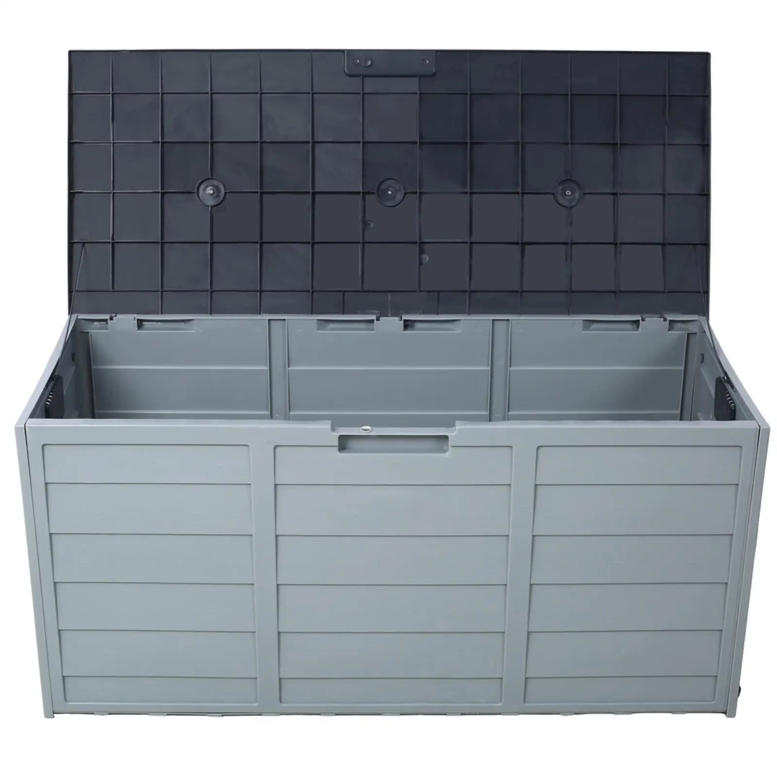 

All Weather Pool Storage Shed Bin Backyard Patio Outdoor w/