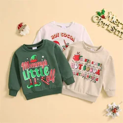 2023-10-11 Lioraitiin 6M-4Y Toddler Girl Boys Christmas Sweatshirts Pullover Long Sleeve Crewneck Sweat Tops