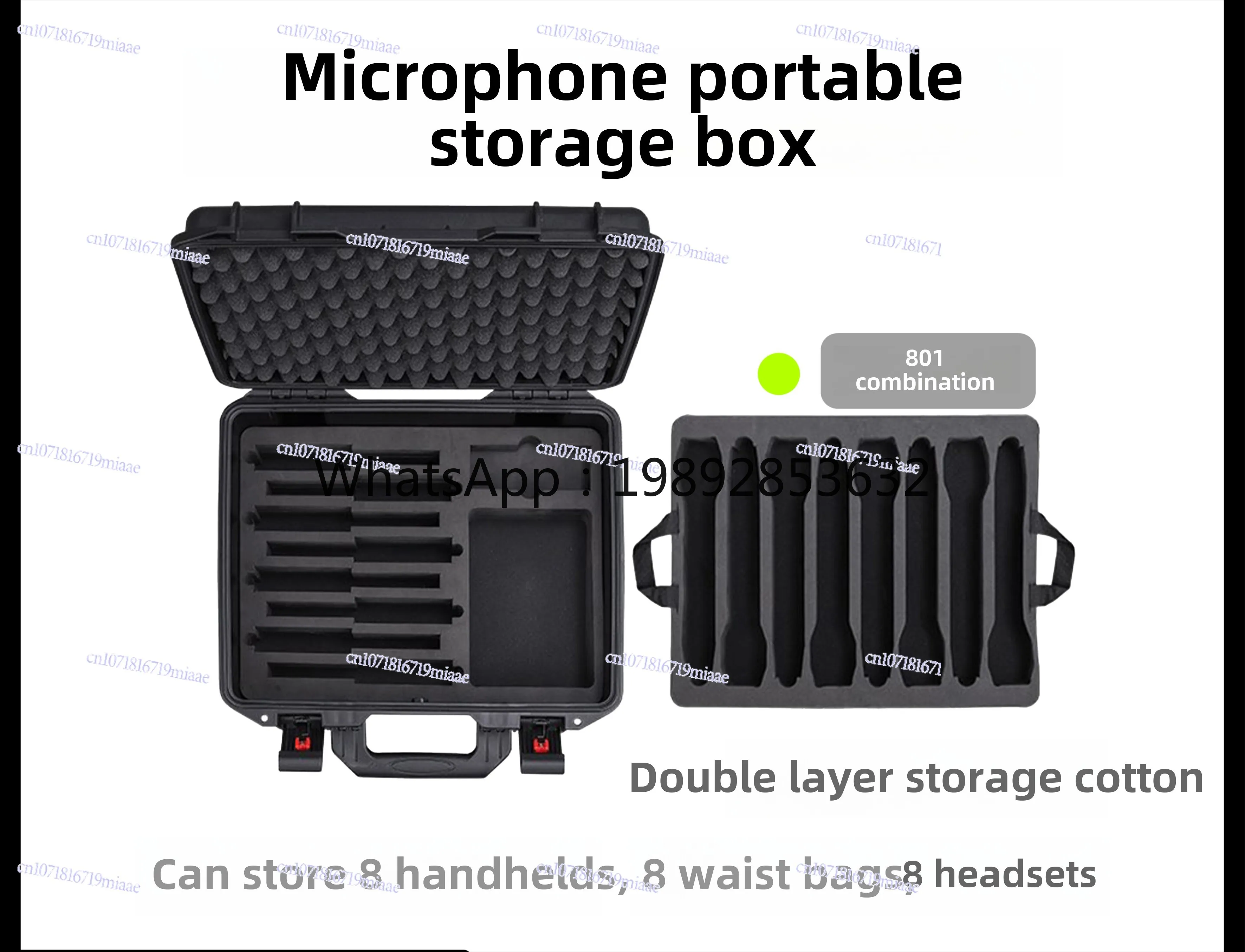 H1 801 Combination Storage Box 8 Microphone 8 Fanny Pack Microphone
