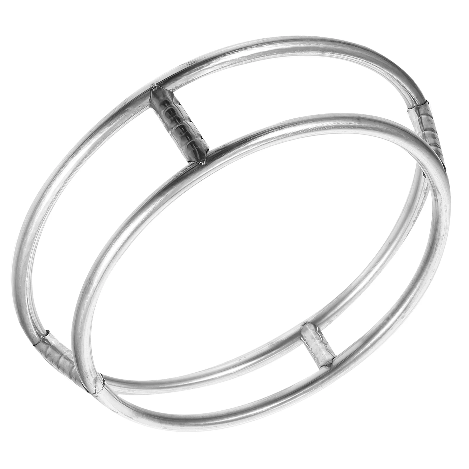 

Double Layer Pot Stainless Steel Heat Proof Round Support Strong Load Bearing Non Slip Arc Design For Most Pots Pansheat