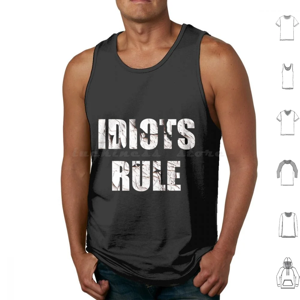 Idiots Rule Tank Tops Print Cotton Crackerman Janes Addiction Janes Addiction Janes Addiction Sale Band Perry Farrell