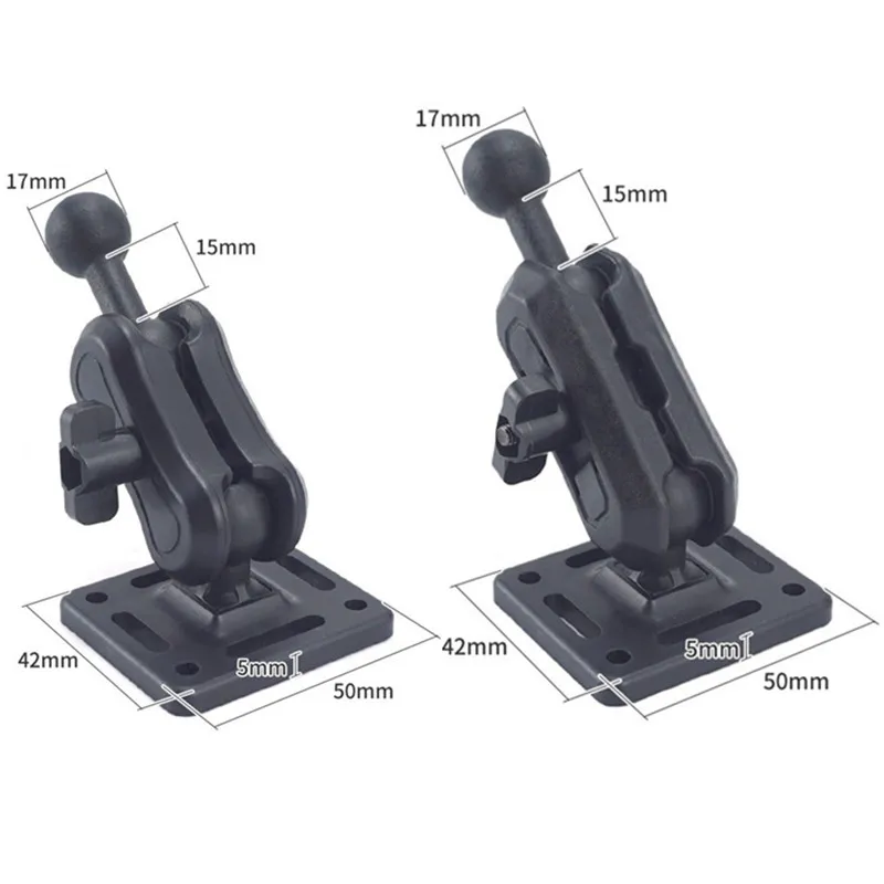 17mm Ball Head Car Dashboard Sticker Base /Screw hole fixation Universal Car Phone Holder GPS Bracket Accessories