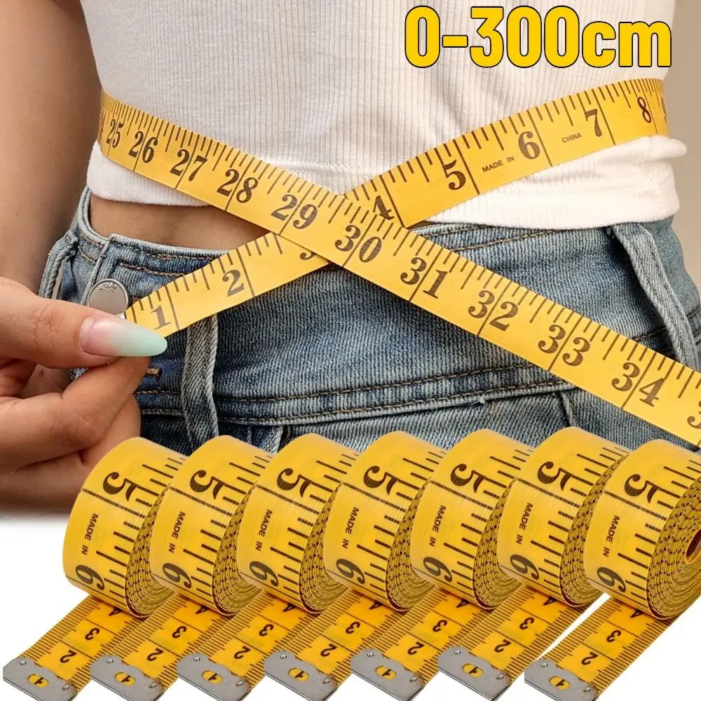 Durable 60in Soft Tape Measures Double Scale Mini Clothes Tailor Ruler Body Measuring Ruler