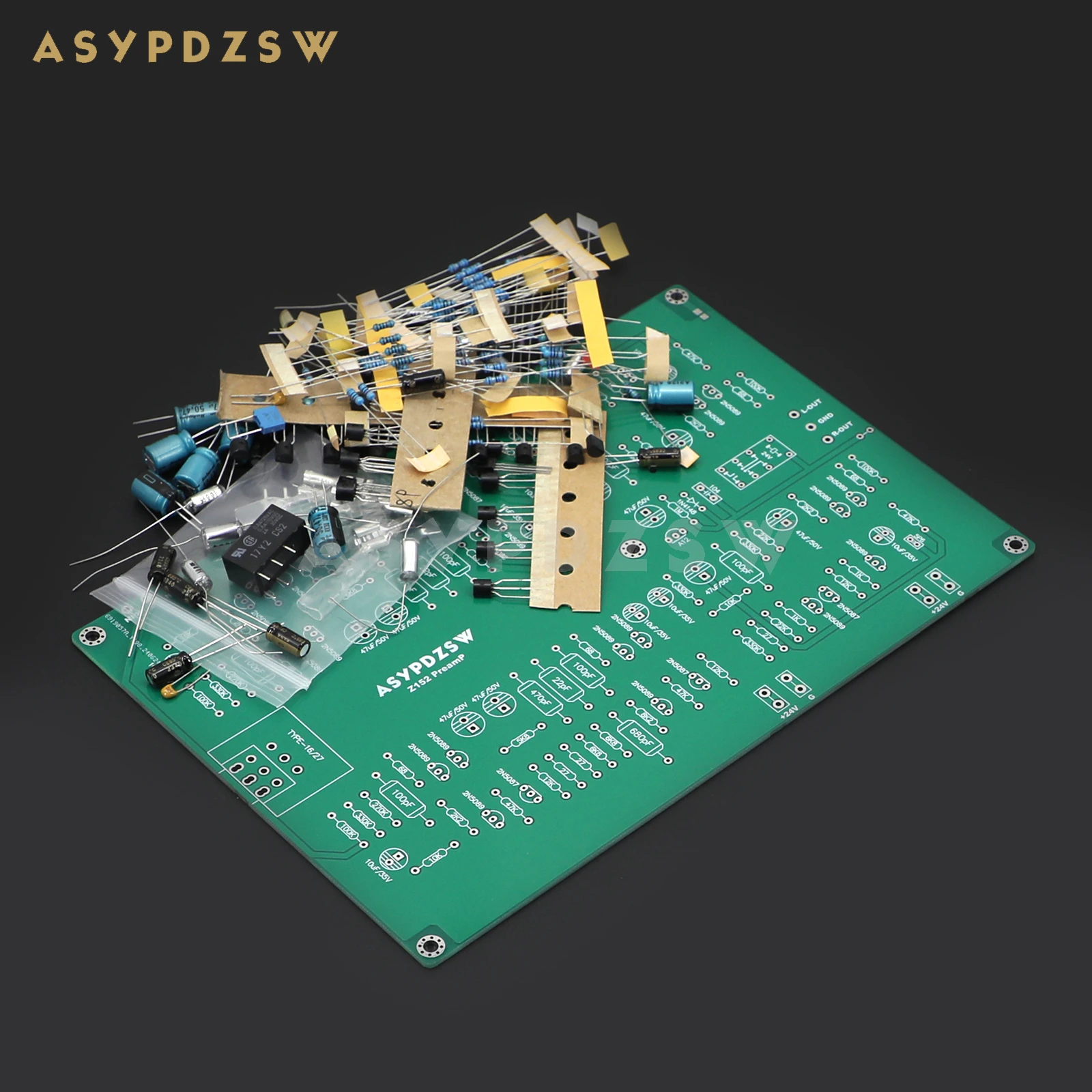 ASYPDZSW Z152 مجموعة المضخم DIY/قاعدة اللوحة النهائية على الدائرة الأصلية NAIM NAC152XS (بدون مقياس الجهد)