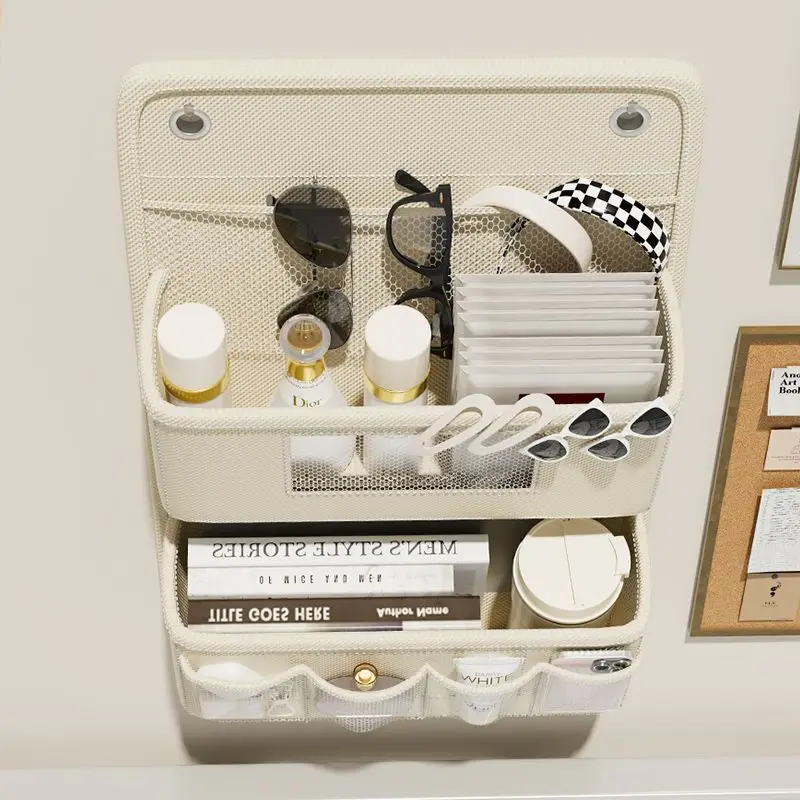 

Оконные крючки, аксессуары, универсальный настенный органайзер для хранения, тканевая подвесная сумка для ванной комнаты с несколькими отделениями и просмотром