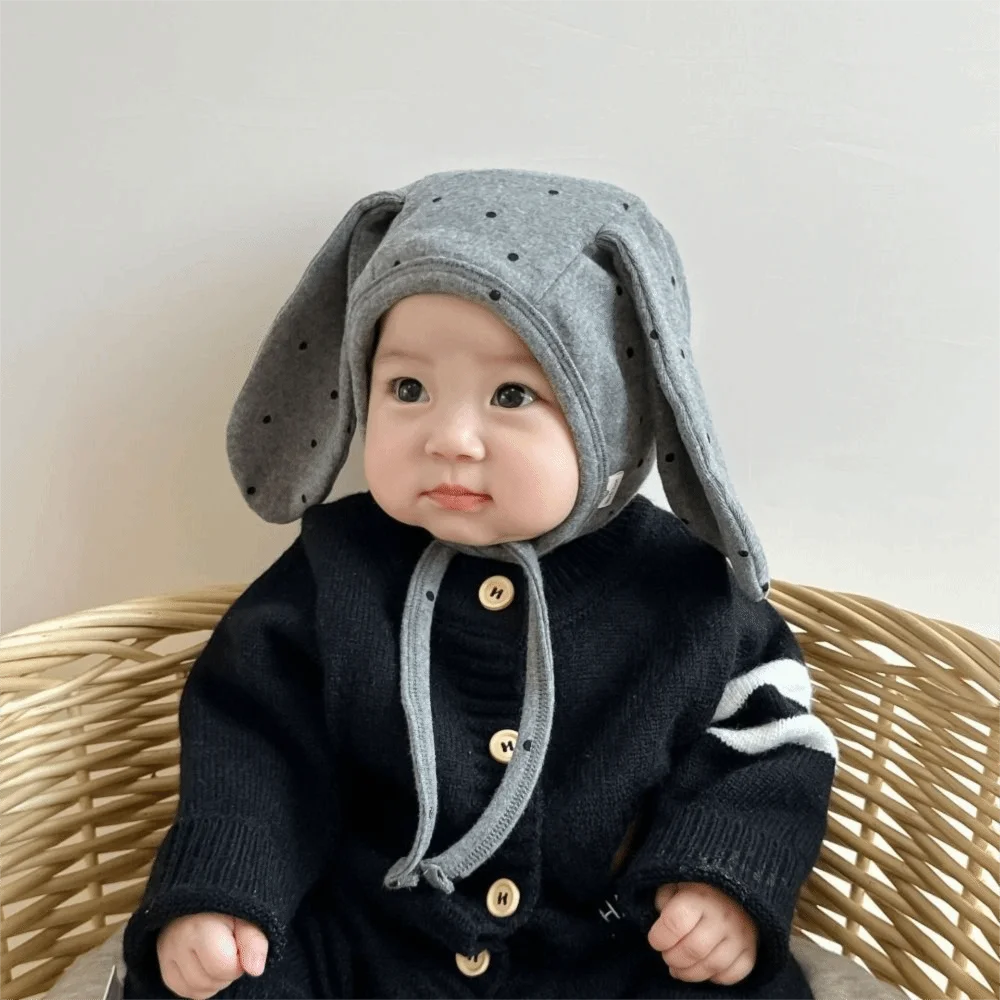 الكرتون لطيف الطفل قبعة الجنين الكرتون لينة الوليد أرنب الأذن قبعة صغيرة الحلو التعادل حزام الرضع بونيه قبعة التصوير الدعائم