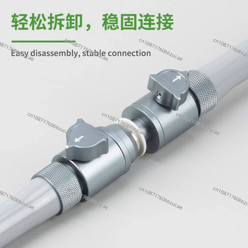 Quick plug water pipe ball valve Aquarium fish tank water inlet and outlet multi-specification connection regulator