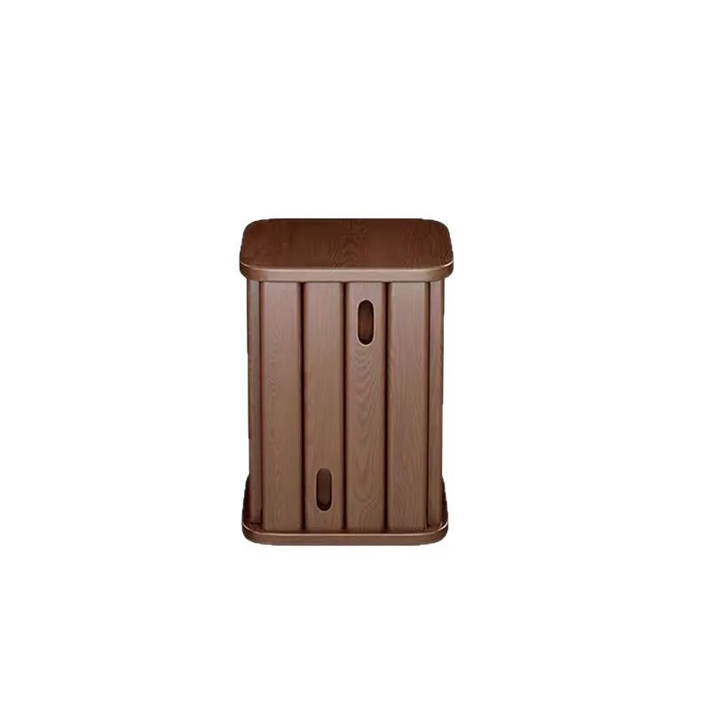 

Solid wood stacked stool home multi-functional dining room stool bedroom round stool chair