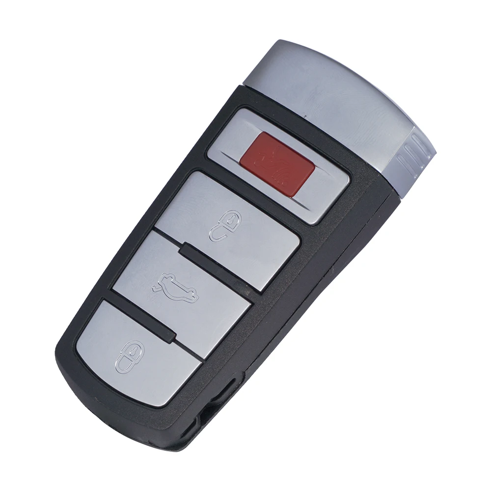 XNRKEY 3/4 Button Car Remote Key Shell for VW Magotan Passat CC Key Blade